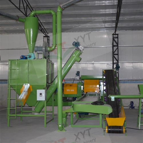 Máy nghiền lốp đôi và máy nghiền cao su có động cơ năng suất cao Bảo hành 1 năm Xuất xứ Trung Quốc